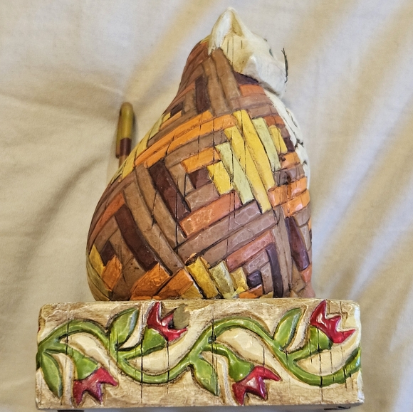 Jim Shore Heartwood Creek Elijah Cat - Picture 5 of 8